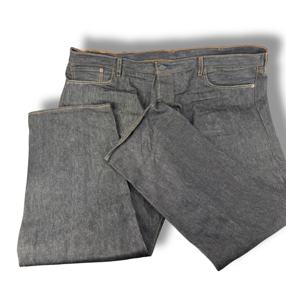 Levis 501 Jeans Mens W44 L29 New Dark Rinse Button Fly Straight Leg